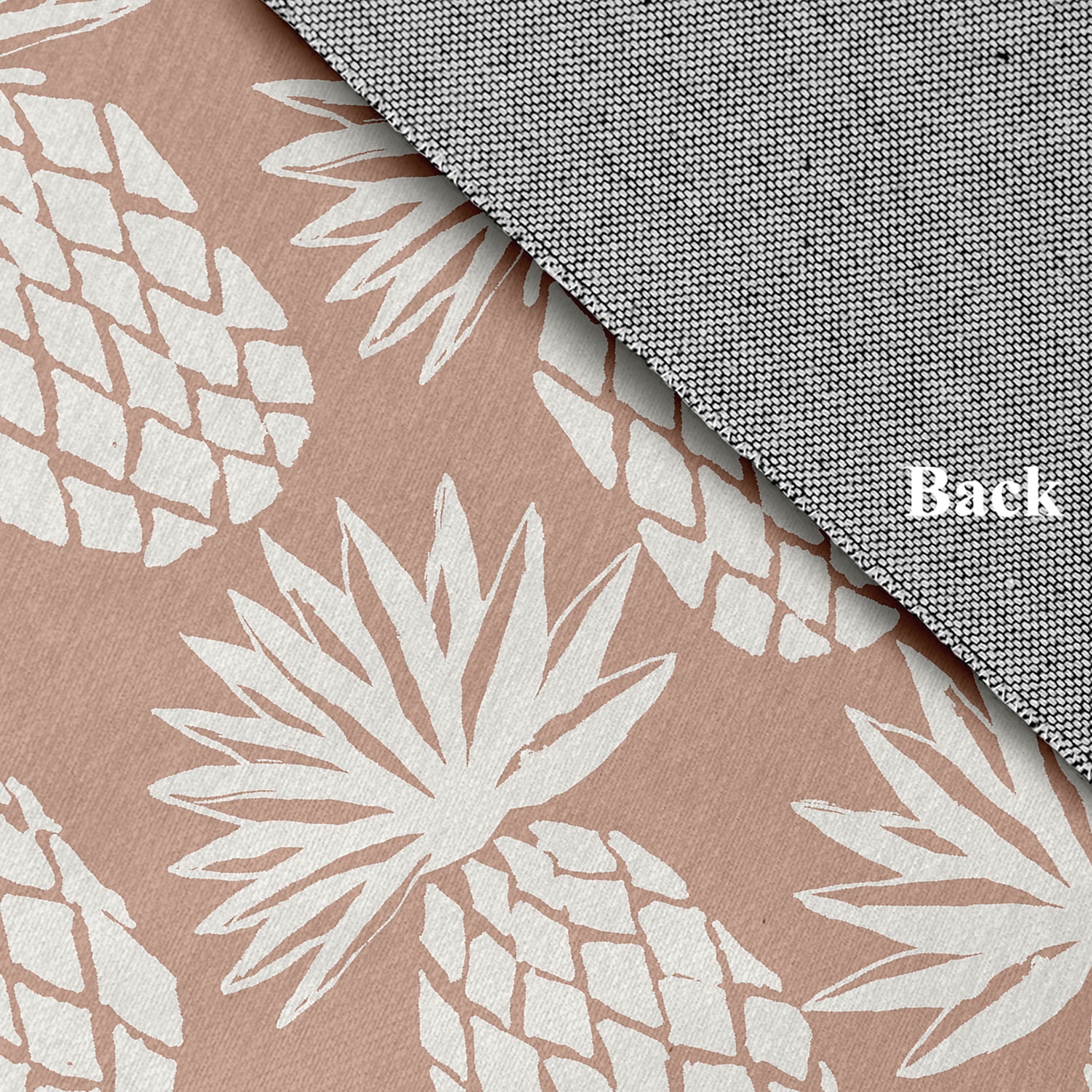 Simply Daisy 2' x 3' Pineapple Pattern Chenille Rug, Mauve