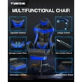thumbnail image 4 of Soontrans Gaming Chair with Footrest,Gaming Computer Chair, Office Gaming Chair Ergonomic Gamer Chair with Height Adjustment,Headrest and Lumbar Support Gamer Chair(Storm Blue), 4 of 4