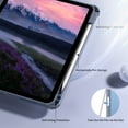 thumbnail image 5 of Kenke Case Compatible with iPad (A16) 11th Generation 11 inch 2025, iPad 10th Generation 10.9 Inch 2022 with Pencil Holder, Slim Protective Cover with Clear Back Shell, Auto Wake/Slee,Purple, 5 of 9