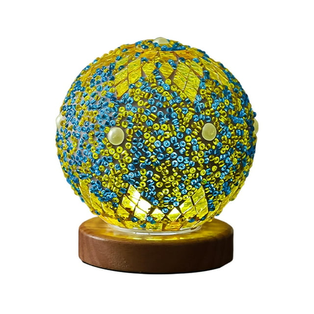 Lámpara de noche táctil, lámpara de mesa turca, regalos de cumpleaños, lámpara decorativa bohemia táctil, linterna marroquí para decoración de Verde