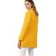 thumbnail image 5 of Abrigo Largo de Invierno Allegra K Cuello Peter Pan Doble Botonadura Mujer Mostaza XS, 5 of 8