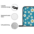 thumbnail image 4 of Naloa Daisies Flowers Oven Mitts and Pot Holders 4 pcs Set, Cooking Baking Grilling Kitchen Oven Glove for Cooking, 4 of 6