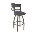 thumbnail image 2 of 860 Hunter 30" Swivel Bar Stool with Bronze Finish and Canter Storm Seat and Back, 2 of 5