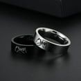 thumbnail image 3 of "I Love You" Couple's Matching Promise Ring Men Women Wedding U Finish S W9P4 H5L1, 3 of 9
