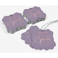 thumbnail image 5 of Inkdotpot Hang Tags Let Love Sparkle Wedding Favor Bracket Shape Gift Tags Real Rose Gold Foil Bonbonniere Tag Pack Of 100, 5 of 7