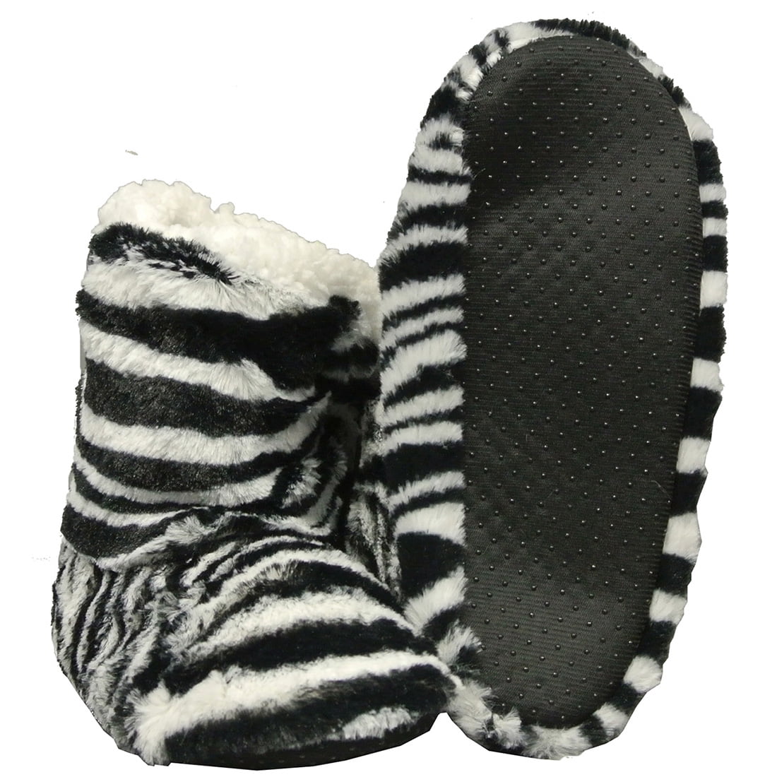 Texcyngoods Women's Animal Print Slippers Fuzzy Bootie House Shoes