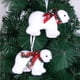 thumbnail image 5 of Adornos navideños Colgantes de oso blanco Adornos para el árbol de Navidad Colgantes Adornos navideños de muñecas Adornos navideños, 5 of 8