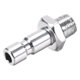 thumbnail image 3 of Enchufe Macho para Manguera de Aire Uxcell G1/8 10PM Conector Rápido 2Pcs, 3 of 5