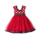 thumbnail image 1 of Vestido de Minnie Mouse para niña, vestido de tutú con lazo para fiesta de cumpleaños, 1 of 2