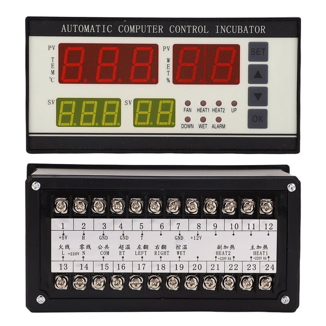 Controlador De Temperatura De Incubadora De Huevos, Control Automático De Computadora De Incubadora 2 Placas Base Para El Hogar