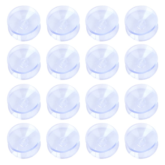 30 Pieces Transparent Double-Sided Non- Mats 3.5x3.5x1 cm for Secure Grip and Stability
