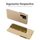 thumbnail image 3 of Mirror Phone Shell Flip-type Phone Case para Samsung Galaxy S23 Ultra (Oro) Ehuebsd Para estrenar, 3 of 6