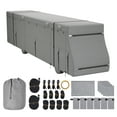 thumbnail image 1 of KFFKFF Class A Motorhome Protective Cover, Fits 40-43 ft RVs, Crafted from Durable Non-woven Fabric, Offers Water Resistance, Wind Protection, and Tear Resistance, Includes Storage Bag, Repair Kit, 1 of 9