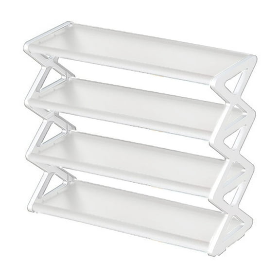 Shoe Rack Organizer,Shoe Rack for Closet Door,Shoe Organizers and Storage Shelves for Entryway,Household X-type Shoe Rack Multifunctional Double Steel Tube Assembly Shoe Cabinet Dormitory Shelf