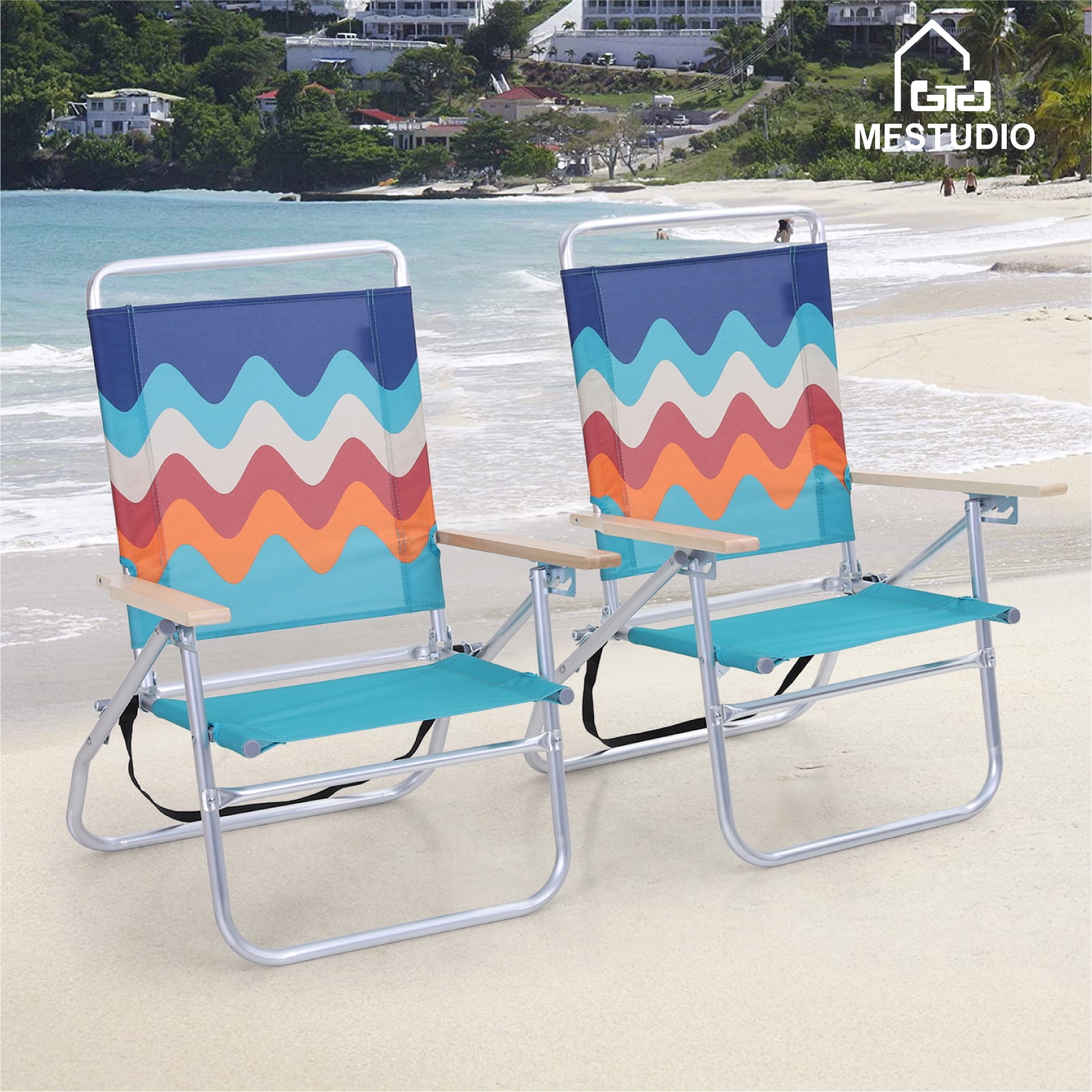 Lightweight Portable Beach Chair 