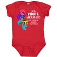 thumbnail image 3 of Inktastic I'm a Pirate Mermaid-like a Regular Mermaid, Only Cooler Boys or Girls Baby Bodysuit, 3 of 5