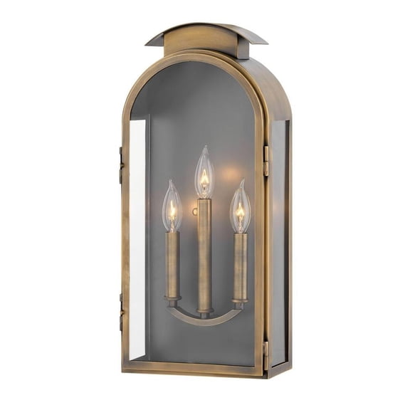 Three Light Outdoor Large Wall Mount Bailey Street Home 81-Bel-2760263