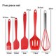 thumbnail image 2 of Juego de espátula de silicona de 5 uds, utensilios de cocina de silicona antiadherentes resistentes al calor, juego de utensilios de cocina duraderos, 2 of 5
