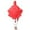 Red, variant on MIASHUI Unisex Solid Color Ultra-Lightweight Outdoor Cape Zipper Raincoat Adult Zipper Hiking Fishing Camping Rain Poncho Green,One Size