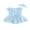 Sky Blue, variant on vera natura Infant Baby Girl Summer Jumpsuit Sleeveless Tulle Patchwork Lace Floral Romper with Headband