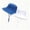 Blue,White, variant on UPF 50+ Beach Baby Sun Hat Sun Protection Cute Wide Brim Summer Toddler Girl Boy Bucket Hats with Neck Flap