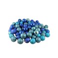 thumbnail image 2 of Northlight 100ct 3-Finish Shatterproof Christmas Ball Ornament Set 2.5" - Blue, 2 of 3