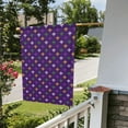 thumbnail image 5 of Easygdp Purple Mardi Gras Garden Flag Yard Flag Welcome Flag, Double-Sided, Weather Resistant for Outdoor Decor - 28"x40", 5 of 9