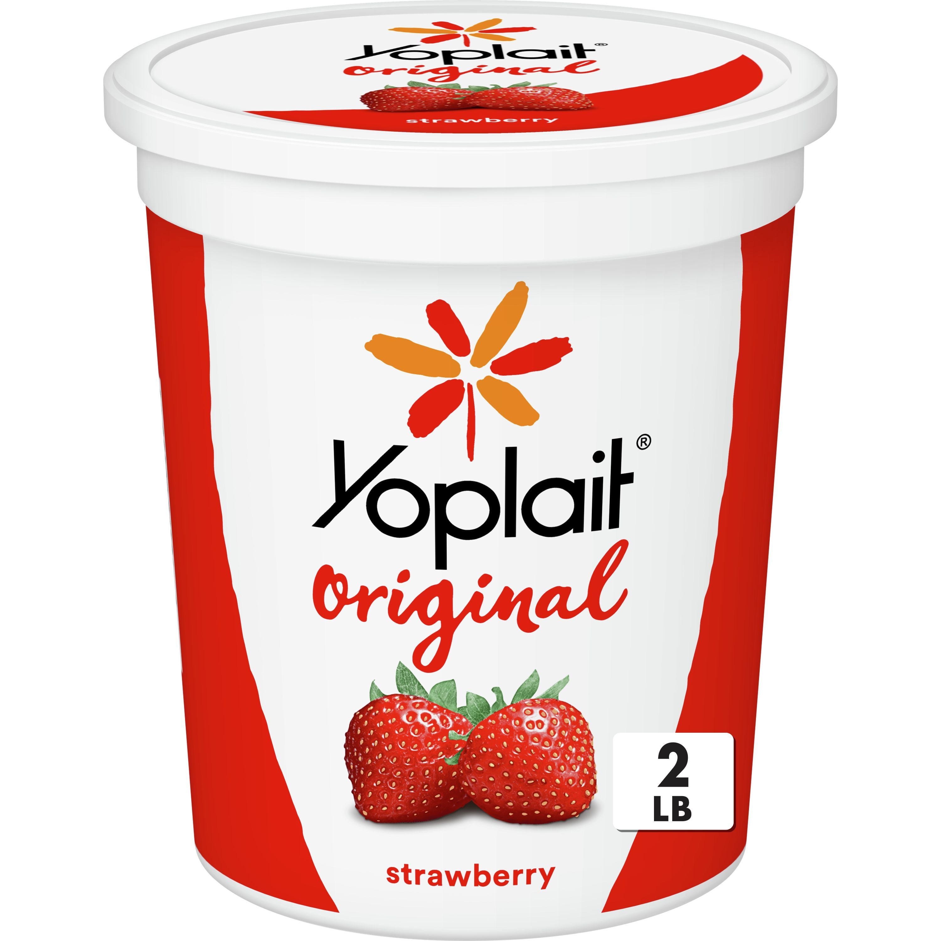 Yoplait Original, Smooth Style, Strawberry, Low Fat Yogurt, 32 oz