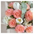 WANCQ Fake Roses Wedding Flowers Real Touch Silk Romantic Artificial Flowers 12 Stems
