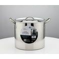 thumbnail image 5 of Mainstays 12-Qt Stainless Steel Stock Pot with Metal Lid, 5 of 10