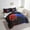 Black Red Blue, variant on Erosebridal Neon Red Gamepad Bed in a Bag Twin Size, Gradient Lines Bed Set, Gamer Room Decorative, Reversible 7 Pieces
