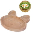 thumbnail image 2 of Food Serving Tray, Home Wooden Dish, Cute Pattern For Children Kid Duck,,Dog, 2 of 8