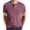 Red, variant on Vmvidoty Mens Casual Short Sleeve Henley Shirts Fashion Button T Shirts with Pocket Red 3XL