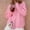 Pink, variant on Dgankt Women's Sweaters Long Sleeved Loose Solid Color Round Neck Pullover Knitted Sweater,Size S-XL