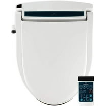 BidetMate 2000 Series Smart Heated Toilet Seat with Electric Bidet & Side Controls, with Remote, Elongated