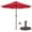 Red, variant on Alden Design 9FT LED Patio Umbrella with 8 Ribs Tilt and Crank + Patio Umbrella Base,Tan