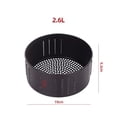 thumbnail image 3 of Xingzhi Durable Air Fryer Replacement Basket Bread Pan Versatile Baking Tray 19x3cm 2.6L 1Set, 3 of 6