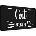 thumbnail image 2 of Cat Mom License Plate for Front of Car Sign License Plates 6x12 Inches Metal Car Plates Tag Vanity Novelty Car Decor Tag, 2 of 9