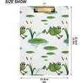 thumbnail image 3 of FMSHPON Frogs Clipboard Hardboard Wood Nursing Clip Board and Pull for Standard A4 Letter 13x9 inches, 3 of 7