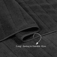 thumbnail image 5 of Everyday Home by Trident Quick Dry 4 Bath Towels, 100% Cotton , lightweight,Soft, Absorbent, Bathroom Towels, 4 Bath 27"x54", Black, 5 of 8
