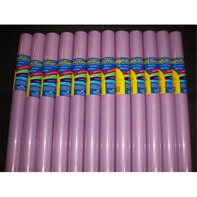 80176 RiteCo Raydiant RiteCo Raydiant Rouleaux d'Art Résistants à la Décoloration Lilas 36 Po X 30 Pi Lot de 12