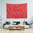 thumbnail image 5 of Sushi Pattern Tapestry Wall Hanging Tapestries Happy Colorful Hippie Psychedelic Art Polyester Carpet Wall Decorative for Living Room Bedroom 60x51inch, 5 of 7