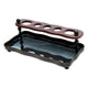 thumbnail image 1 of Soporte para cepillo de dientes eléctrico, organizador de encimera de baño, estante para pasta de dientes bandeja negra, 1 of 8