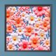 thumbnail image 1 of Pintura de diamante 5D DIY Kit completo de flores de taladro redondo Decoración del hogar Artesanía Hugtrwg Para estrenar, 1 of 9