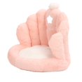 thumbnail image 3 of Lumbar Support Seat Cushion Comfortable Thickened Chair Cushion Home Backrest Cushion for Office Light Pink, 3 of 5