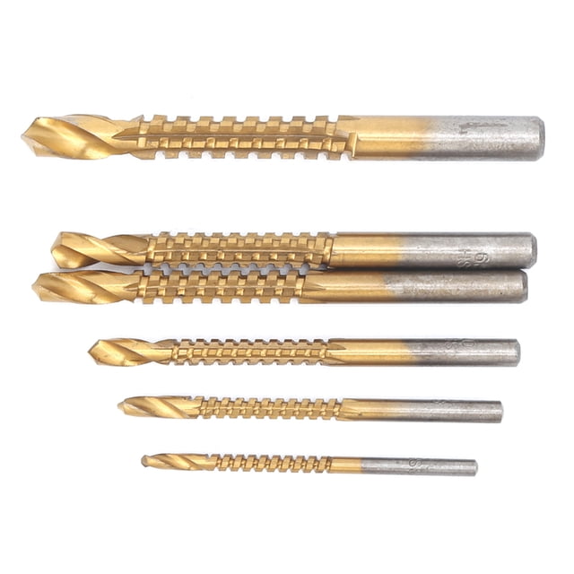 Multi Purpose Drill Bit,6Pcs Sawtooth Drill Bit Twist Drill Bit Hand Electric Drill Bit Achieve More