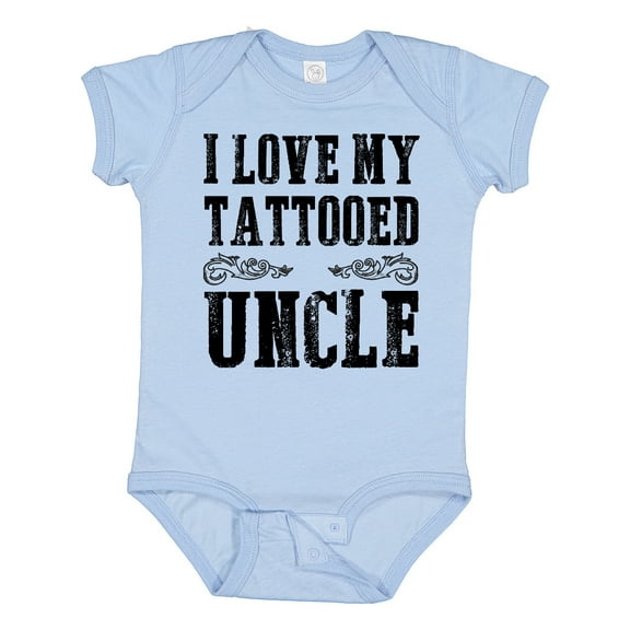 Inktastic I Love My Tattooed Uncle Boys Baby Bodysuit