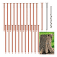 50 Pcs Copper Nails to Killing Trees,3.5 Inch Pure Copper Nails Bulk