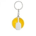thumbnail image 1 of Llavero Pickleball con paleta de acero inoxidable, color amarillo, 1 of 1