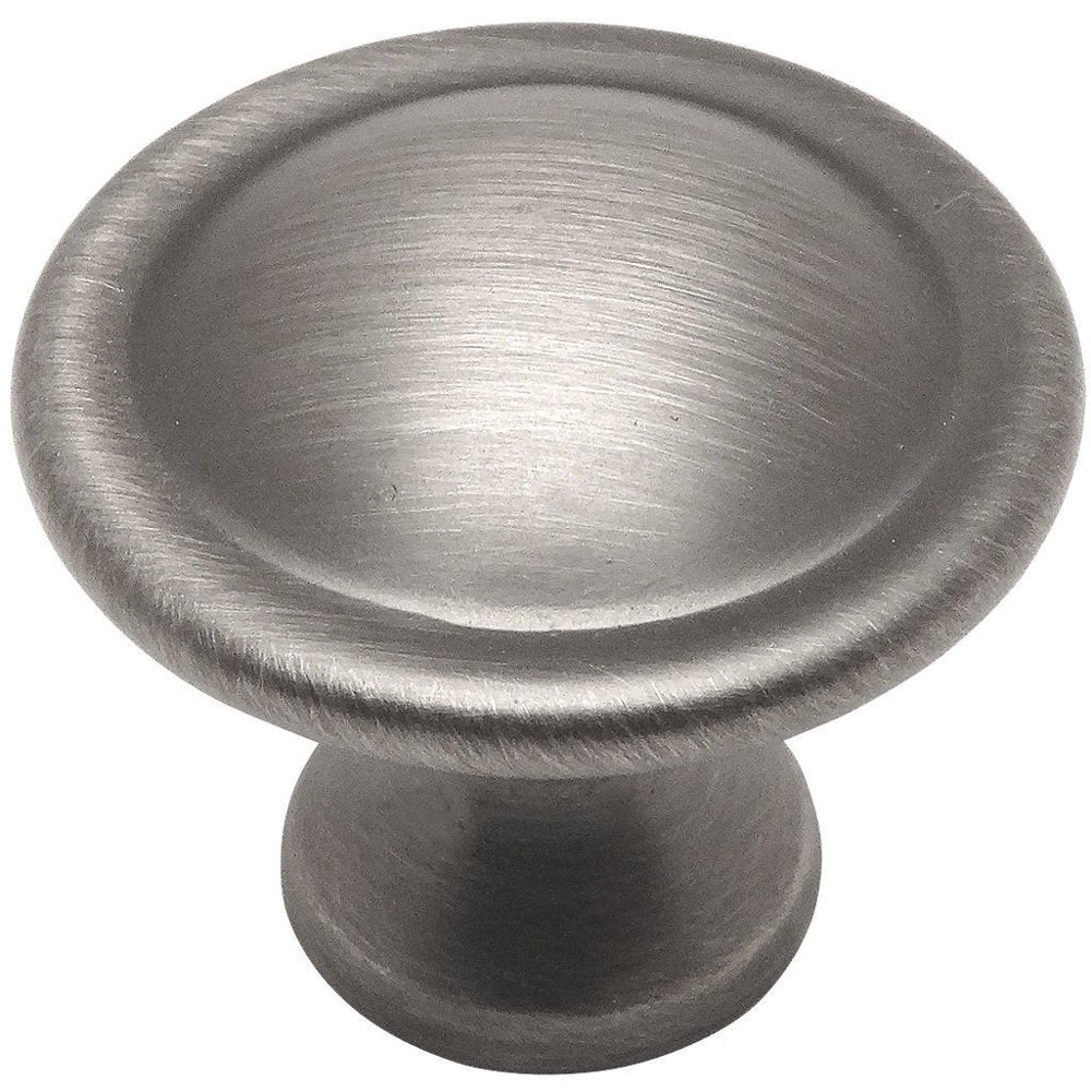 Cosmas 4539AS Antique Silver Hardware Round Knob 11/8